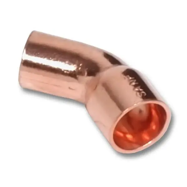 Azonnal elérhető Réz forraszidom 45° ív 76mm KB