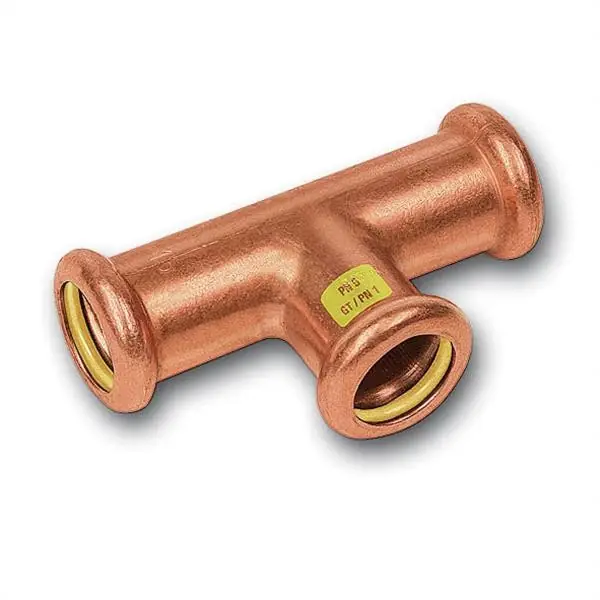 Szezonális akció Press-Gas szűkített T-idom 22x15x22