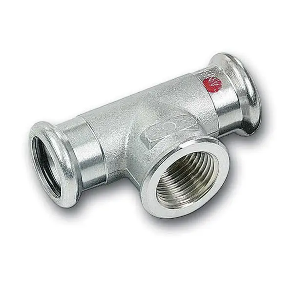 Biztonságos fizetés SANHA-THERM szénacél T-idom 35-1/2"-35 BM