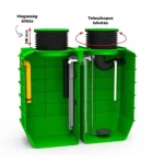2-5 PE EcoBox predpriprava háztartási szennyvíztisztító rendszer Csak ma