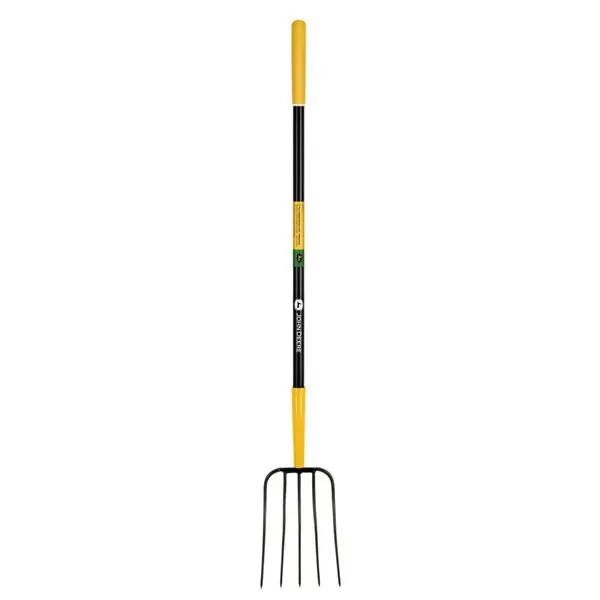 Ajánlat JOHN DEERE BPJ-5F-JD 5 ágú trágyavilla, 120 cm-es üvegszálas nyéllel, gumírozott markolattal (35230)