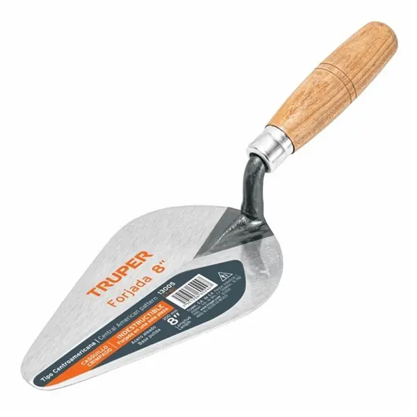 TRUPER CT-8C Kovácsolt kőműves kanál fa markolattal, 20 cm (13005) Legnépszerűbb