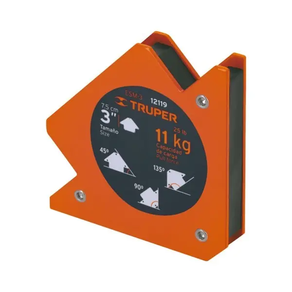 Árcsökkenés TRUPER ESM-3 Hegesztőmágnes 7,5 cm / 11 kg (12119)