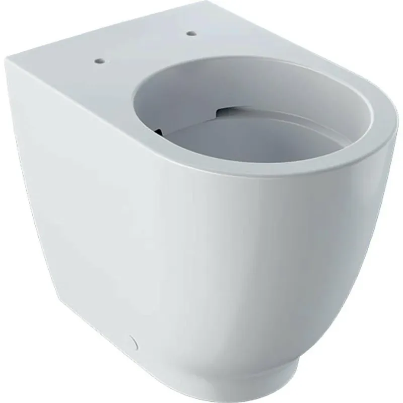 Exkluzív ajánlat Geberit Acanto álló WC, mélyöblítésű, magasított, falhoz illeszkedő, zárt forma, Rimfree, 51cm (500.602.01.2)