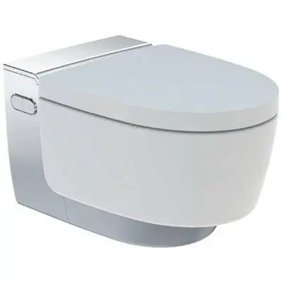 Biztonságos fizetés Geberit AquaClean Mera Classic komplett higiéniai fali wc-vel magasfényű króm (146.203.21.1)