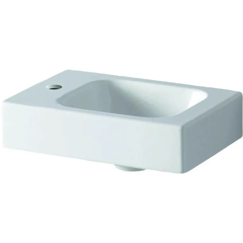 Geberit iCon kézmosó, 38x13,5x28cm, csaplyuk bal oldalon, túlfolyó nélkül (124836000) Rendeld meg most