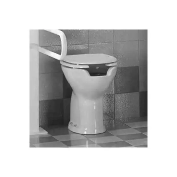 Mozgássérült speciális elől nyitott WC, ülőkével és tetővel,mélyöblítésű,hátsó kifolyású, 48 cm ( 4401C ) Kihagyhatatlan ajánlat