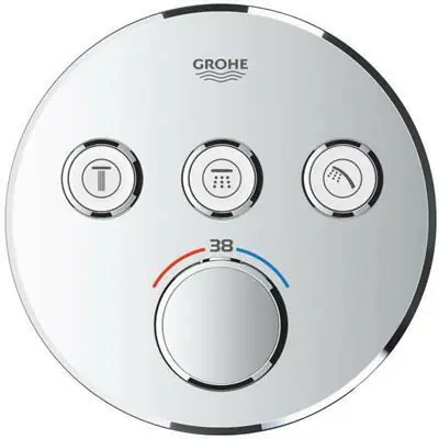 Grohe Grohtherm SmartControl termosztátos színkészlet 3 fogyasztási helyhez (29121000) Szuper ajánlat