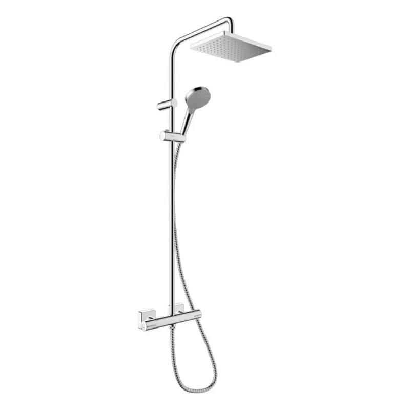Hansgrohe Vernis Shape Showerpipe 230, 1 jet, termosztáttal, króm (26286000) Gyors szállítás