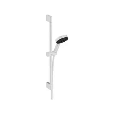 Hansgrohe Pulsify Select Zuhanyszett 105, 3 jet RelAXORation, 65 cm zuhanyrúd, matt fehér ( 24160700 ) Azonnali szállítás