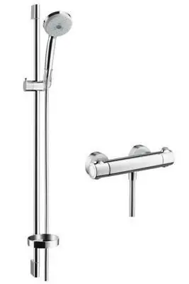 Biztonságos vásárlás Hansgrohe Croma 100 Multi kézizuhany + Ecostat 1001SL 90 szett (27085000)