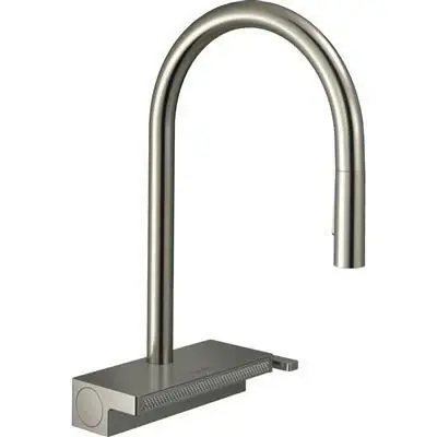Hansgrohe Aquno Select M81 konyhai csaptelep 170 3 jet, kihúzható kifolyó, króm rozsdamentes acél hatású (73837800) Vásárlói kedvenc