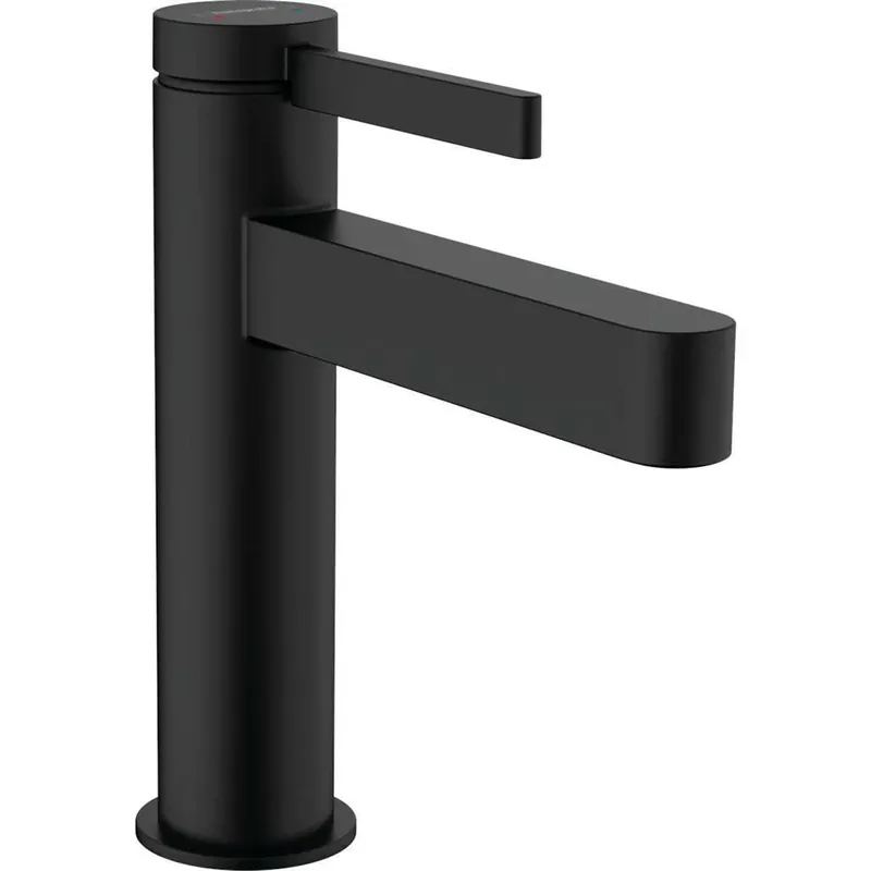 Hansgrohe Finoris mosdócsaptelep 110, pop-up lefolyógarnitúra, matt fekete (76020670) Gyors szállítás