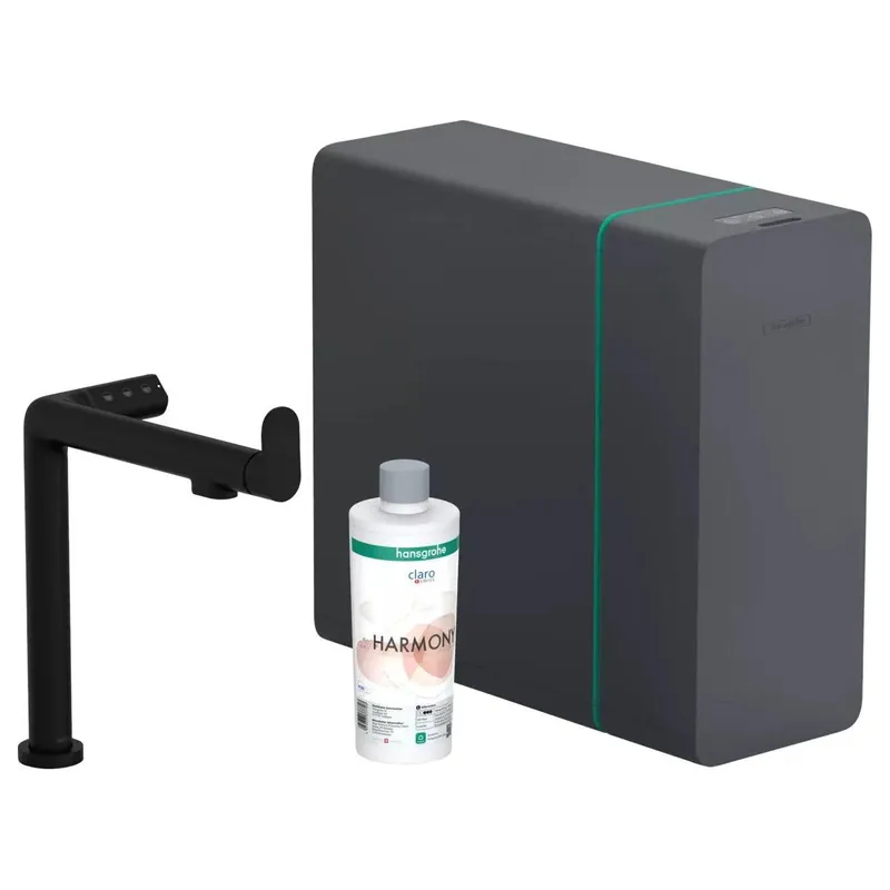 Szuper ajánlat Hansgrohe Aqittura M91 Sodasystem konyhai csaptelep 240, 1jet, matt fekete (76837670 )