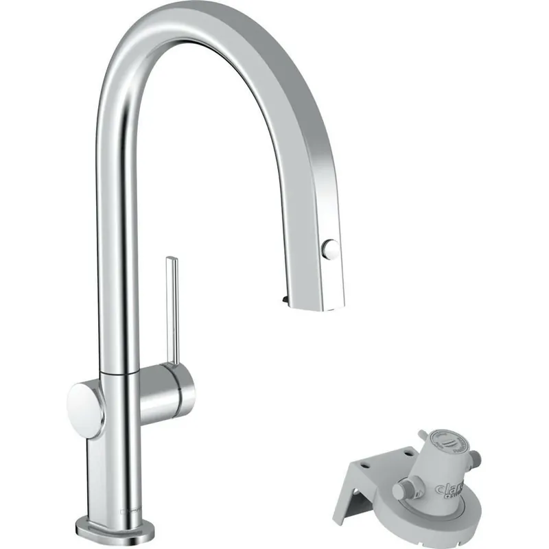Legjobb ár Hansgrohe Aqittura M91 Filtersystem konyhai csaptelep 210, kihúzható kifolyó, 1jet, sBox (76826000)
