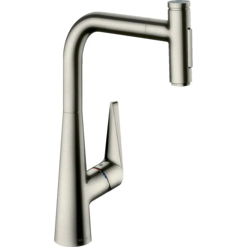 Hansgrohe Talis Select M51 konyhai csaptelep 300 kihúzható kifolyó (M5117), rozsdamentes acél hatású (73867800) Biztonságos fizetés