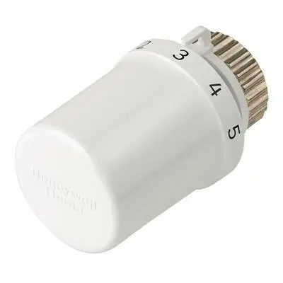 Honeywell termosztatikus szelepfej Thera-6 , fehér elzárható, folyadékos töltet, Danfoss csatlakozóval (T3019DAW0) Biztonságos fizetés