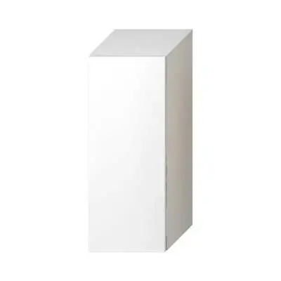 Kedvezmény Jika Mio-N középmagas szekrény, 1 ajtós, balos/jobbos, 2 üvegpolccal, fényes fehér, 81x31,9x32,1 cm ( H43J7111305001 )