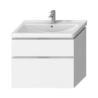 Jika Cubito-N alsószekrény 85 cm-es kézmosóhoz, 2 fiókkal, fényes fehér, 84x46,7x68,3 cm ( H40J4264025001 ) Legjobb ár