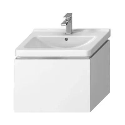 Prémium Jika Cubito-N alsószekrény 65 cm-es kézmosóhoz, 1 fiókkal, fényes fehér, 64x46,7x48 cm ( H40J4243015001 )