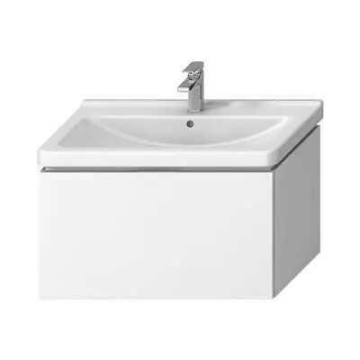 Jika Cubito-N alsószekrény 85 cm-es kézmosóhoz, 1 fiókkal, fényes fehér, 84x46,7x48 cm ( H40J4263015001 ) Expressz szállítás