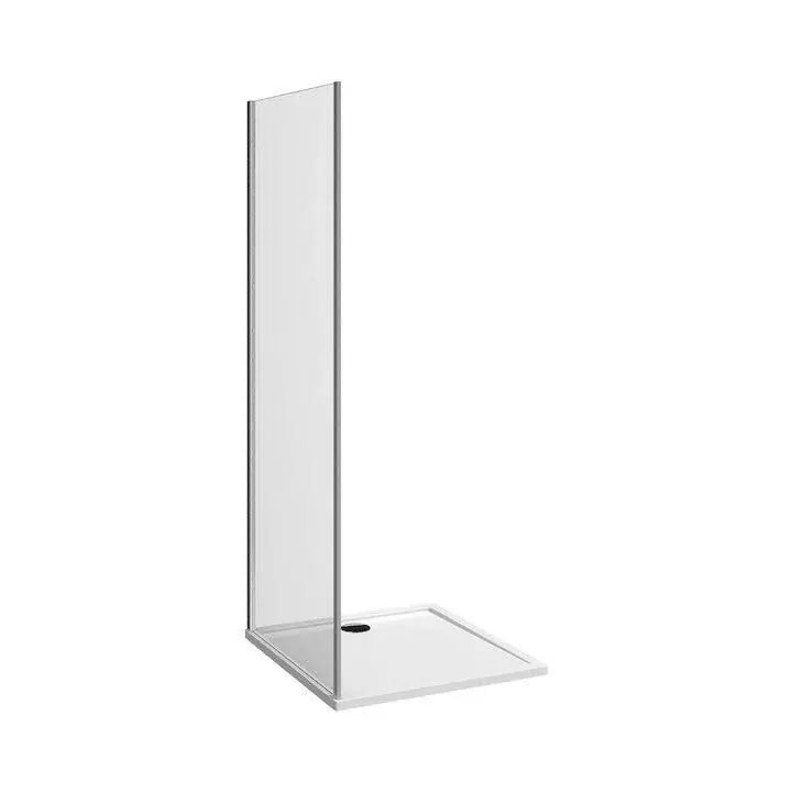 Jika Nion 90 fix zuhanyfal, ezüst/arctic dekor, 88x195 cm ( H2972N20026661 ) Biztonságos vásárlás