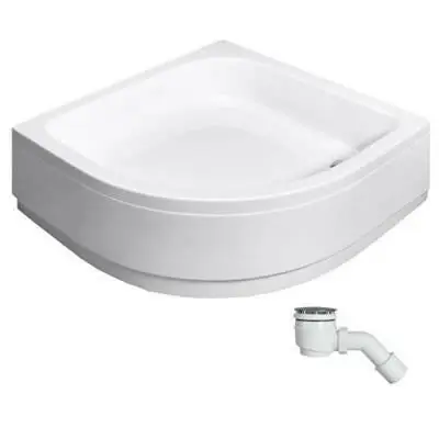 Radaway Samos A zuhanytálca 90x90 cm akril, lábbal, levehető előlappal, ST50 szifonnal 4S99300-03 Biztonságos fizetés