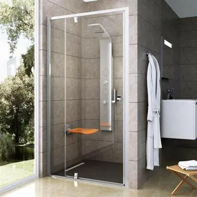 Outlet Ravak PDOP2-110 zuhanyajtó fehér/króm, zsanér/fogantyú, transparent ( 03GD0100Z1 )