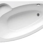 Biztonságos fizetés RAVAK Asymmetric akrilkád 170x110 balos fehér ( C481000000 )