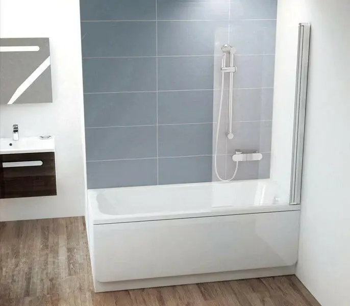 Ravak CVS1-80 kádparaván fehér + transparent jobbos (7QR40100Z1) Expressz szállítás