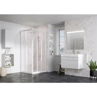 Ravak ASRV3-80 198 zuhanykabin, fehér+Transparent üveg ( 15V401R2Z1 ) Azonnal elérhető