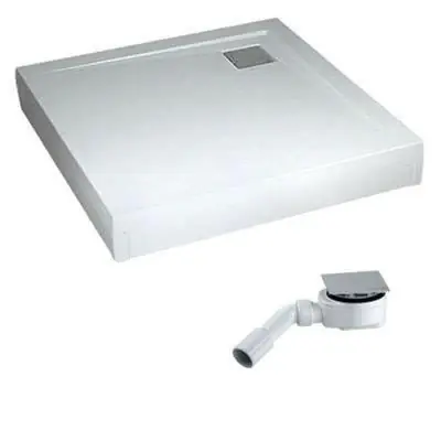Vedd meg online Radaway Argos C zuhanytálca 90x90 cm akril, lábbal, R399 szifonnal 4ACN99-02