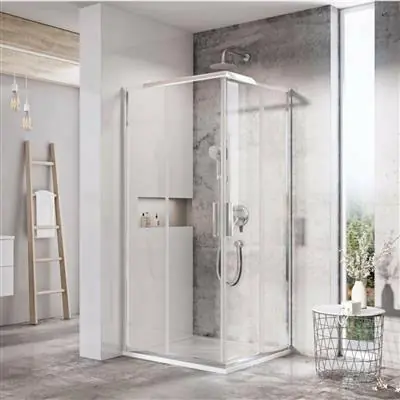 Ravak BLSRV2-80 zuhanykabin krómhatású +Transparent (X1LM40C00Z1) Olcsó