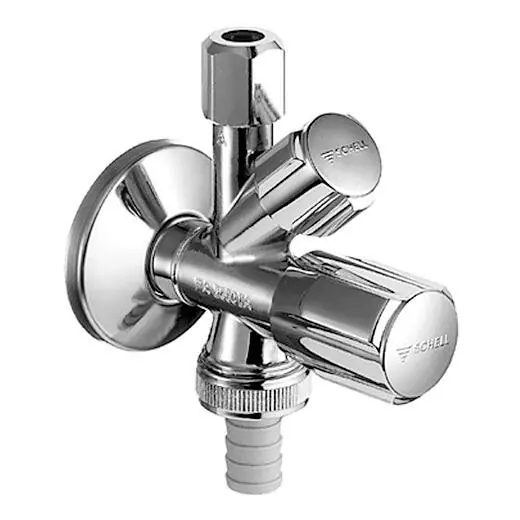 Árcsökkenés Schell Comfort kombinált sarokszelep mosógéphez 1/2"-3/8"-3/4" ( 035510699 )
