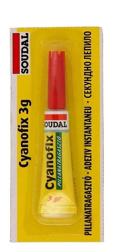 Soudal ragasztó Cyanofix 84A 3g Kedvezmény