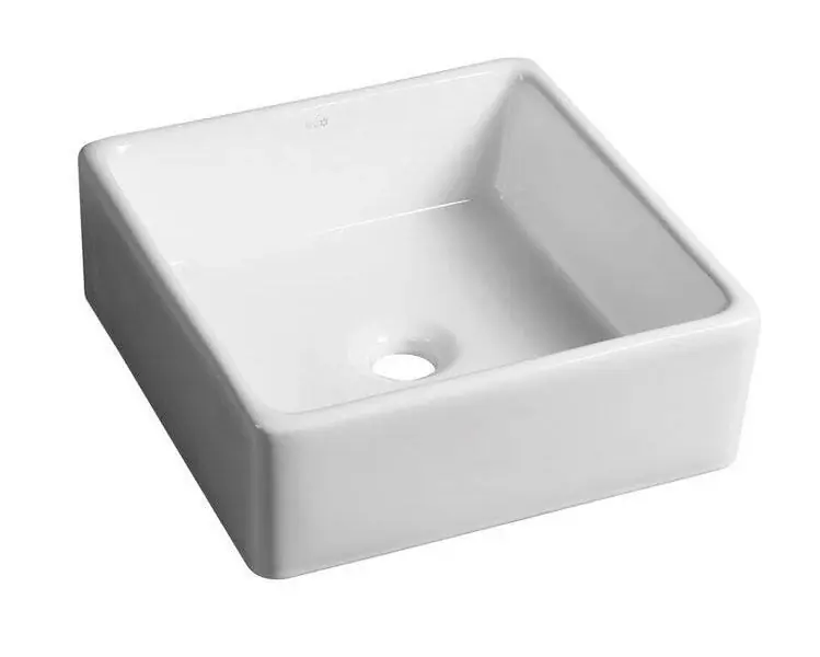 Sapho Ubega mosdó pultra szerelhető túlfolyó nélkül 38x13,5x38 cm (BH7006) Ne maradj le