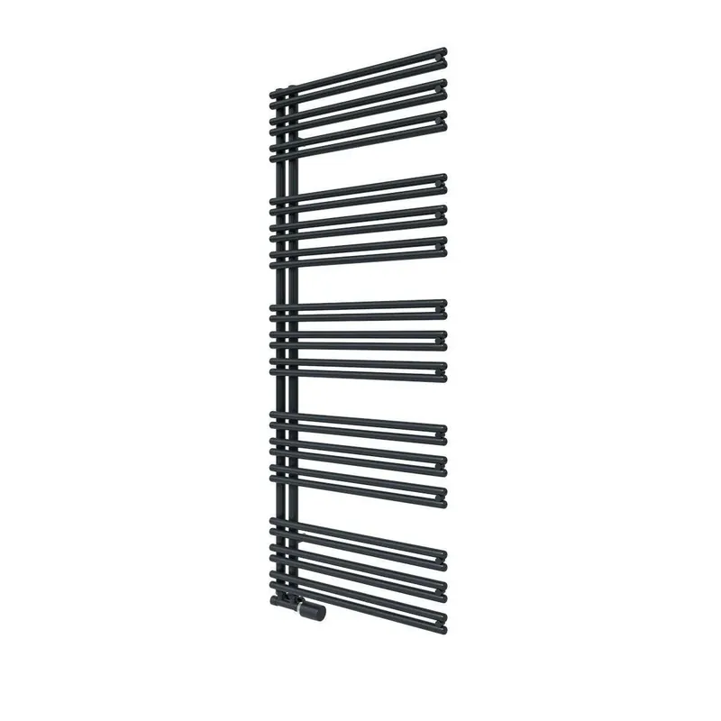 Vogel&Noot Figuresse Gate 600x1834 matt antracitszürke törölközőszárítós radiátor (FHZA018306000N0S0022) Expressz szállítás