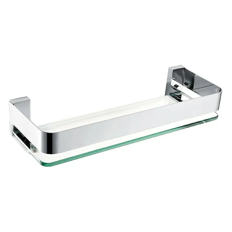 Wellis Capri polc ÜVEG-FÉM, 40x7x14,3 cm (WE00130) Csak ma