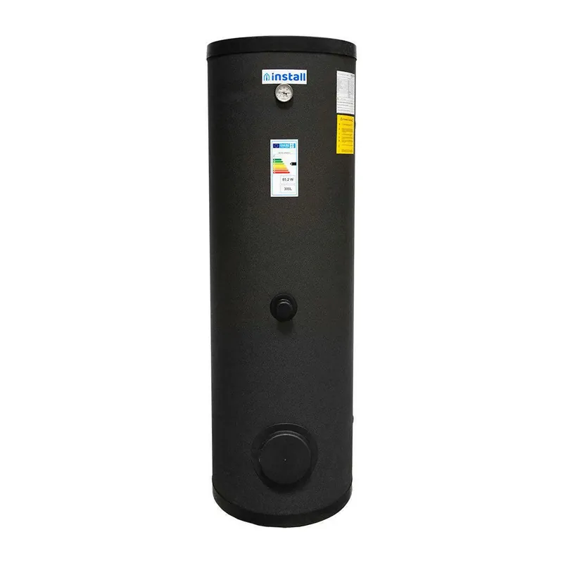 Kihagyhatatlan ajánlat Install Watex Terra indirekt tároló hőszivattyúhoz, 300 liter, 2 hőcserélős, PU szigeteléssel, (hőcserélők: 2,58m2 + 1m2) ( INS-SW-HP0300-2 )
