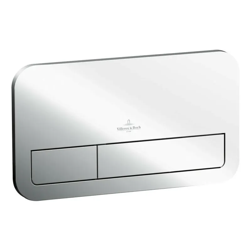 Villeroy&Boch ViConnect nyomólap 200S, Dual flush, króm (92249061) Prémium