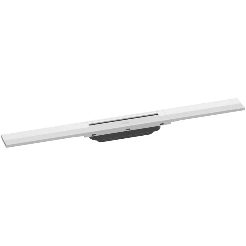 Gyors szállítás Hansgrohe RainDrain Flex zuhanylefolyó színkészlet 80 cm, formára vágható, matt fehér (56044700)