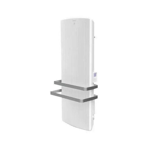 Azonnali szállítás Nobo TRP 100 W fürdőszobai fűtőpanel törölközőtartóval 1000 W, 108x42 cm, fehér felület (TRP 100 W)