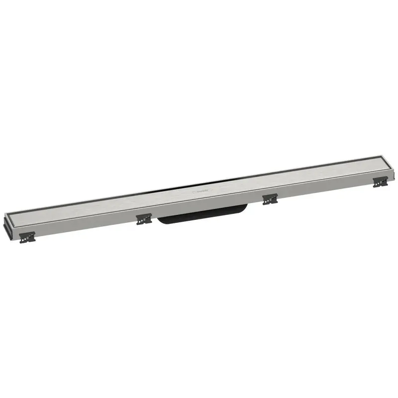 Hansgrohe RainDrain Match zuhanylefolyó színkészlet 80 cm, állítható magasságú keret, szálcsiszolt rozsdamentes acél (56038800) Exkluzív ajánlat