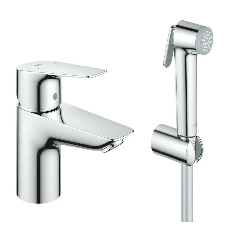 Grohe Bauedge mosdócsaptelep S-es méret + bidé zuhanyszett (23757001) Szuper akció