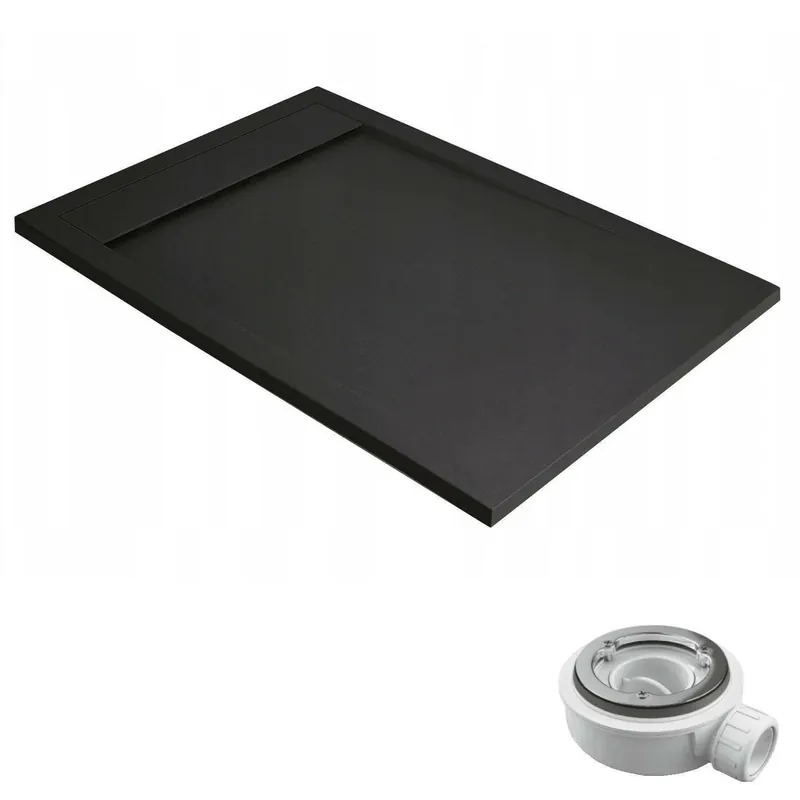 Kiárusítás Radaway Teos F műmárvány zuhanytálca 120x100 black (HTF120100-54)