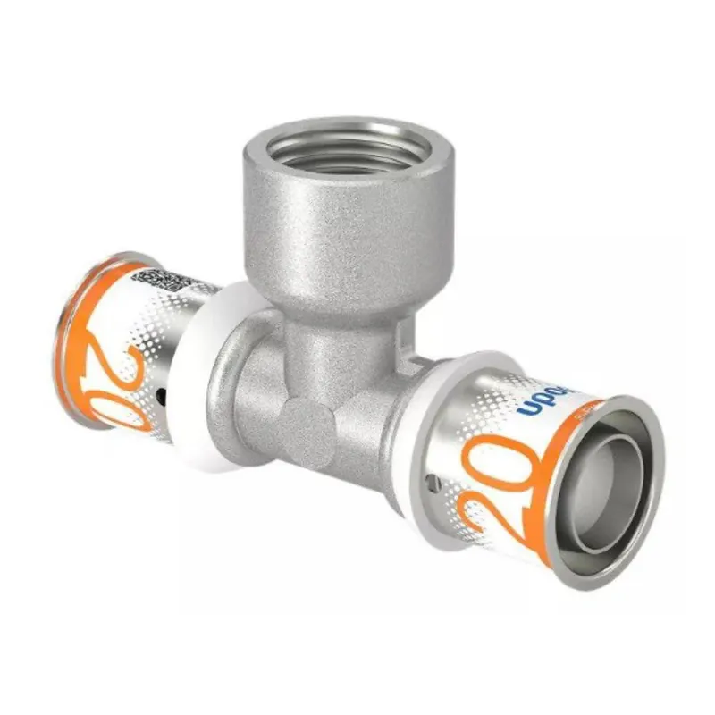 Alacsony ár Uponor S-Press Plus réz T-idom menetes 20-1/2"bm-20