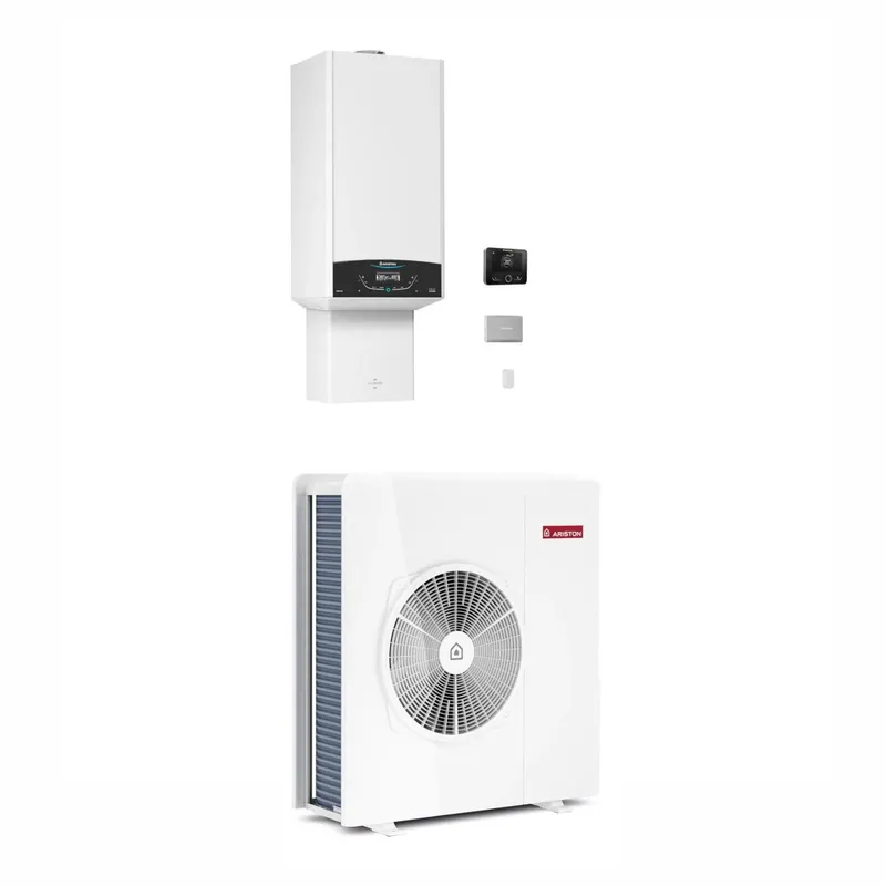 Ariston Genus One+ Hybrid Plus 30/80 Net R32 kondenzációs kazán, fűtő 30kW + 8kW hőszivattyú (3302602) Exkluzív ajánlat