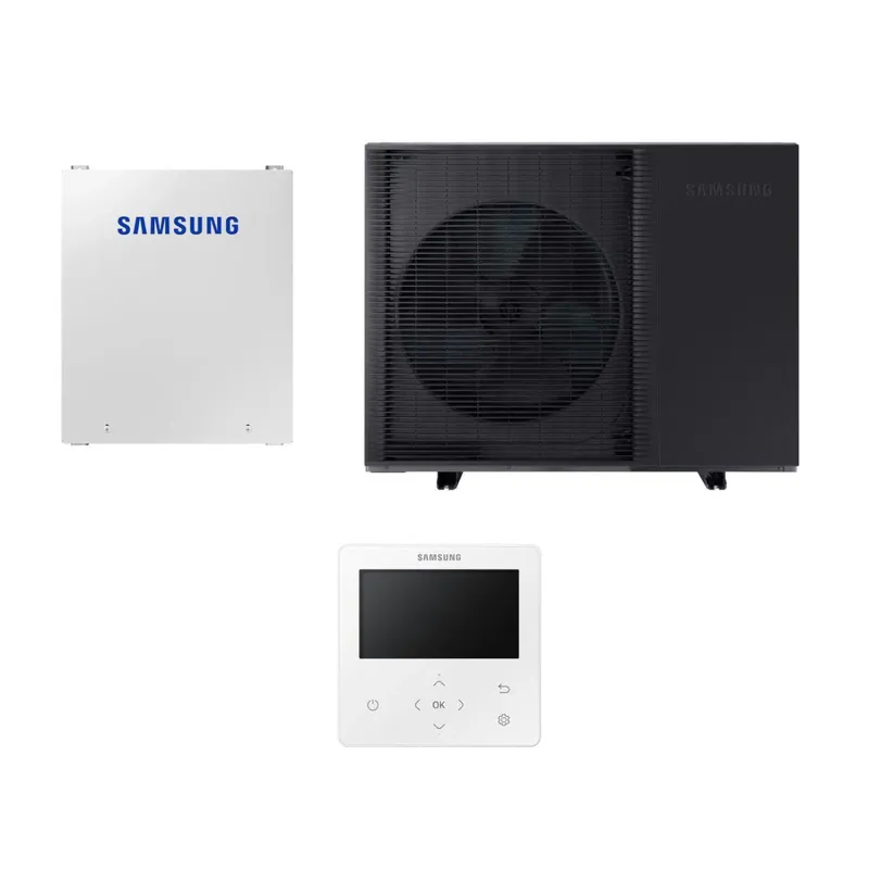 Samsung Mono HT Quiet R32 hőszivattyú 12 kW + vezérlő szett (szelepvezérlő + szabályzó), 3 fázis (MQ-R32-12-0-3) Prémium