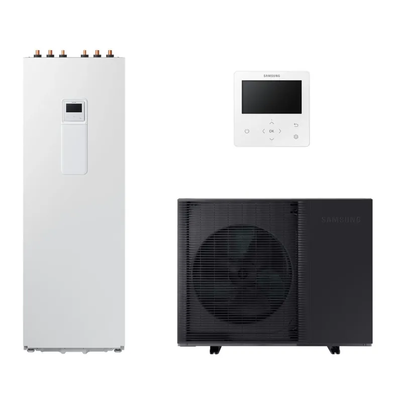 Samsung Mono ClimateHub HT Quiet R32 hőszivattyú 12 kW + 260l-es tartály + vezetékes szabályzó, 1 fázis (MCHQ-R32-12-2-1) Expressz kézbesítés