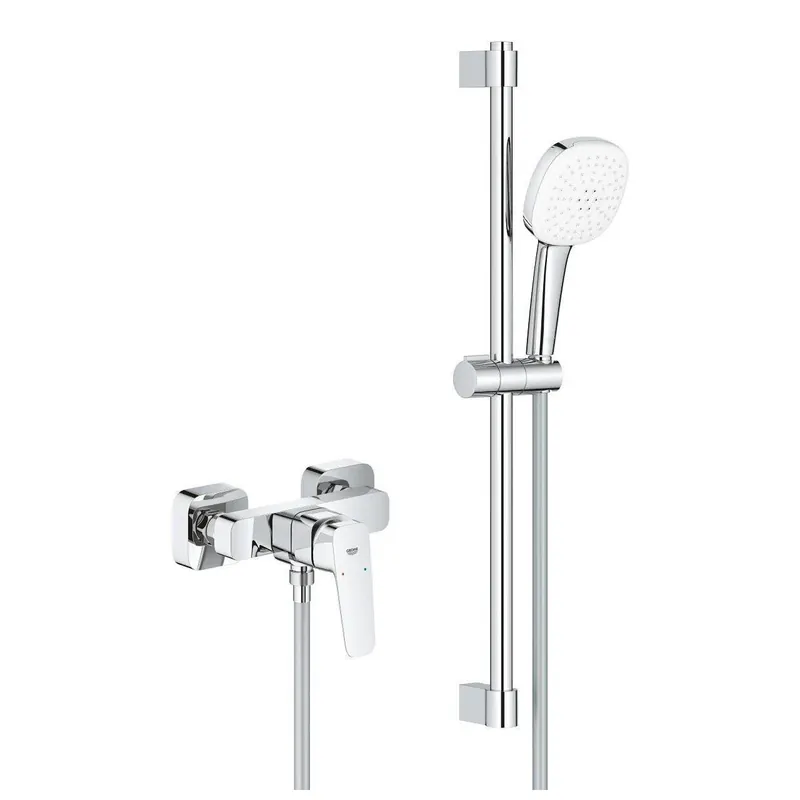 Grohe Cubeo zuhany csaptelep + Tempesta Cube 110 zuhanyszett fali zuhanyrúddal (1018250000) Legnépszerűbb